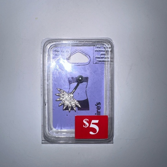 NWT- Claire's belly button piercing rhinestones - Picture 2 of 3